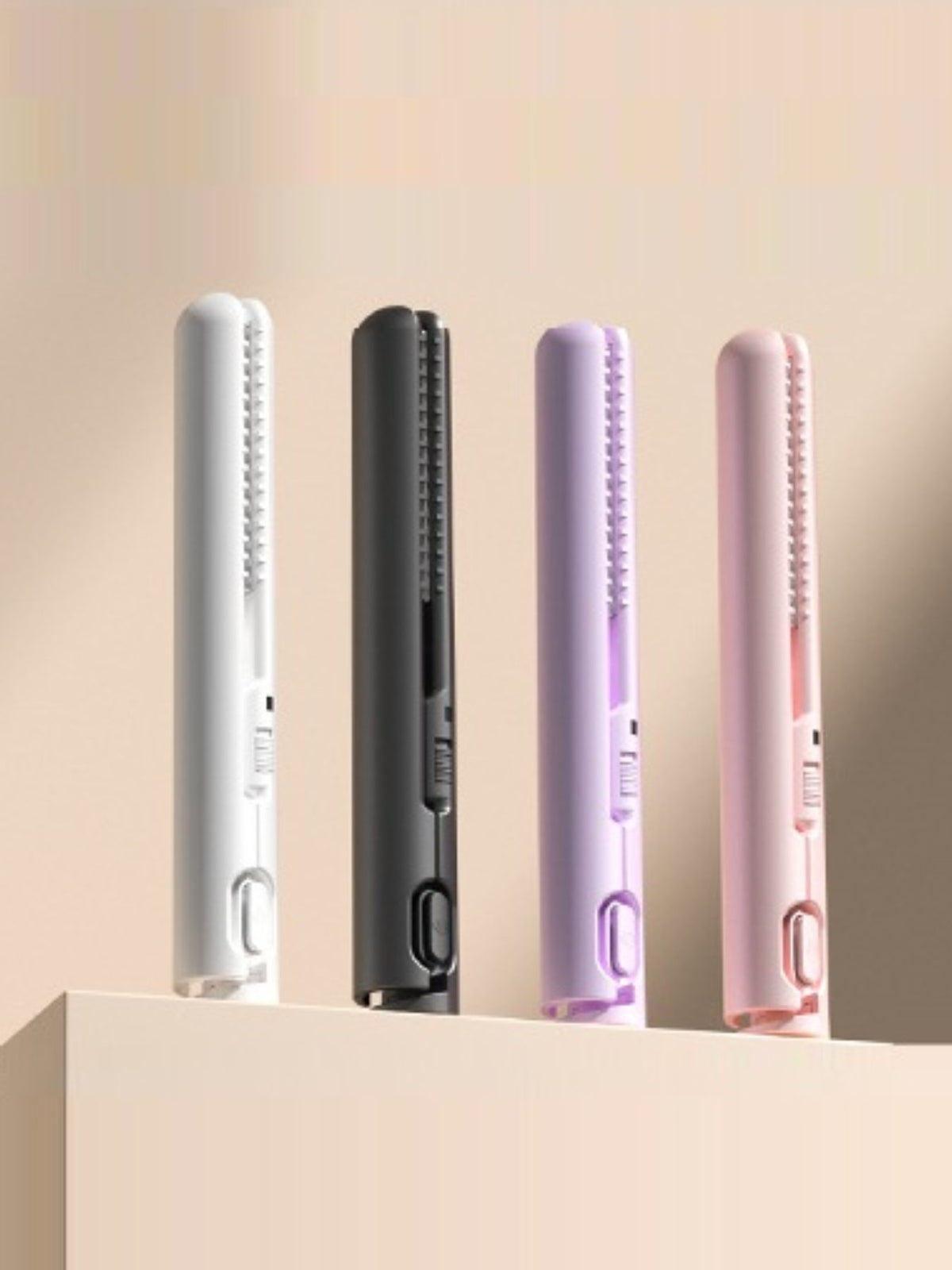 Portable straightener packed for travel