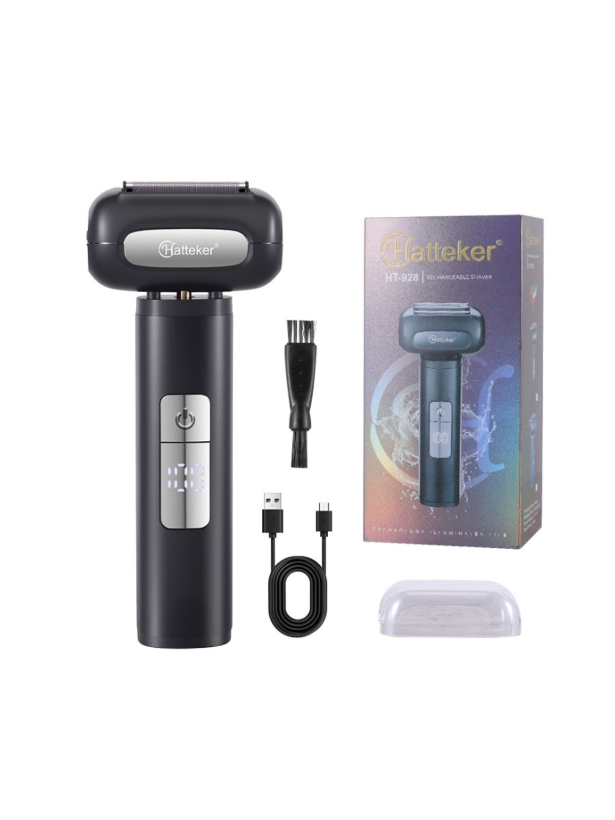 Electric shaver black color view