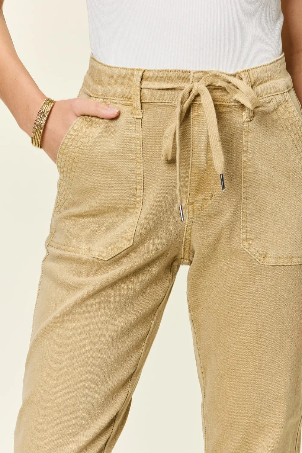 Judy Blue Full Size High Waist Jogger Jeans - Fashorio