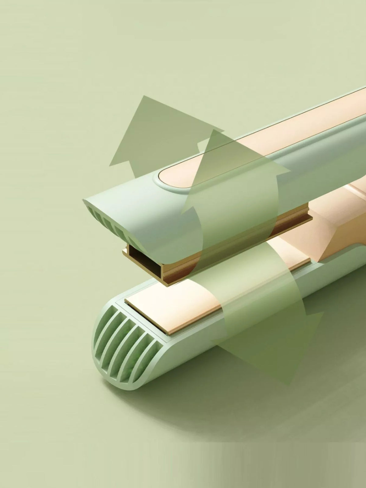Straightener plates detail