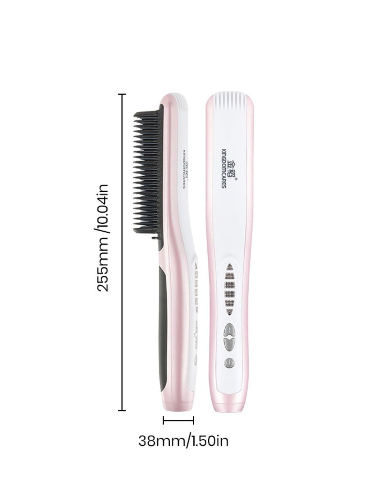 Straightening comb side profile