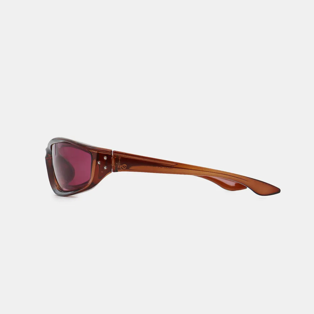 Polycarbonate Frame Rectangle Sunglasses - Fashorio