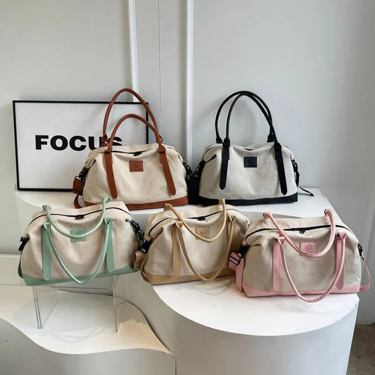 Contrast Travel Bag - Fashorio
