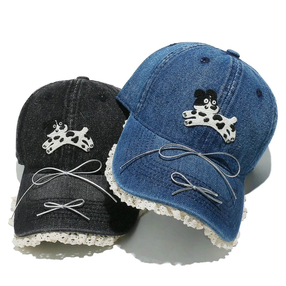 Dog Bow Adjustable Baseball Cap - Fashorio