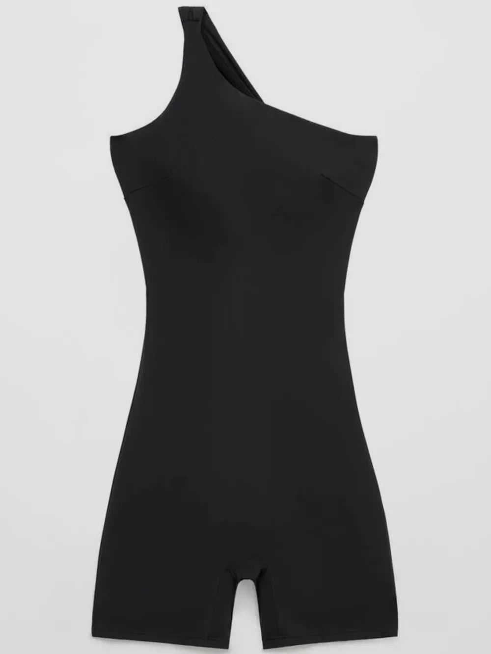 Single Shoulder Active Romper - Fashorio