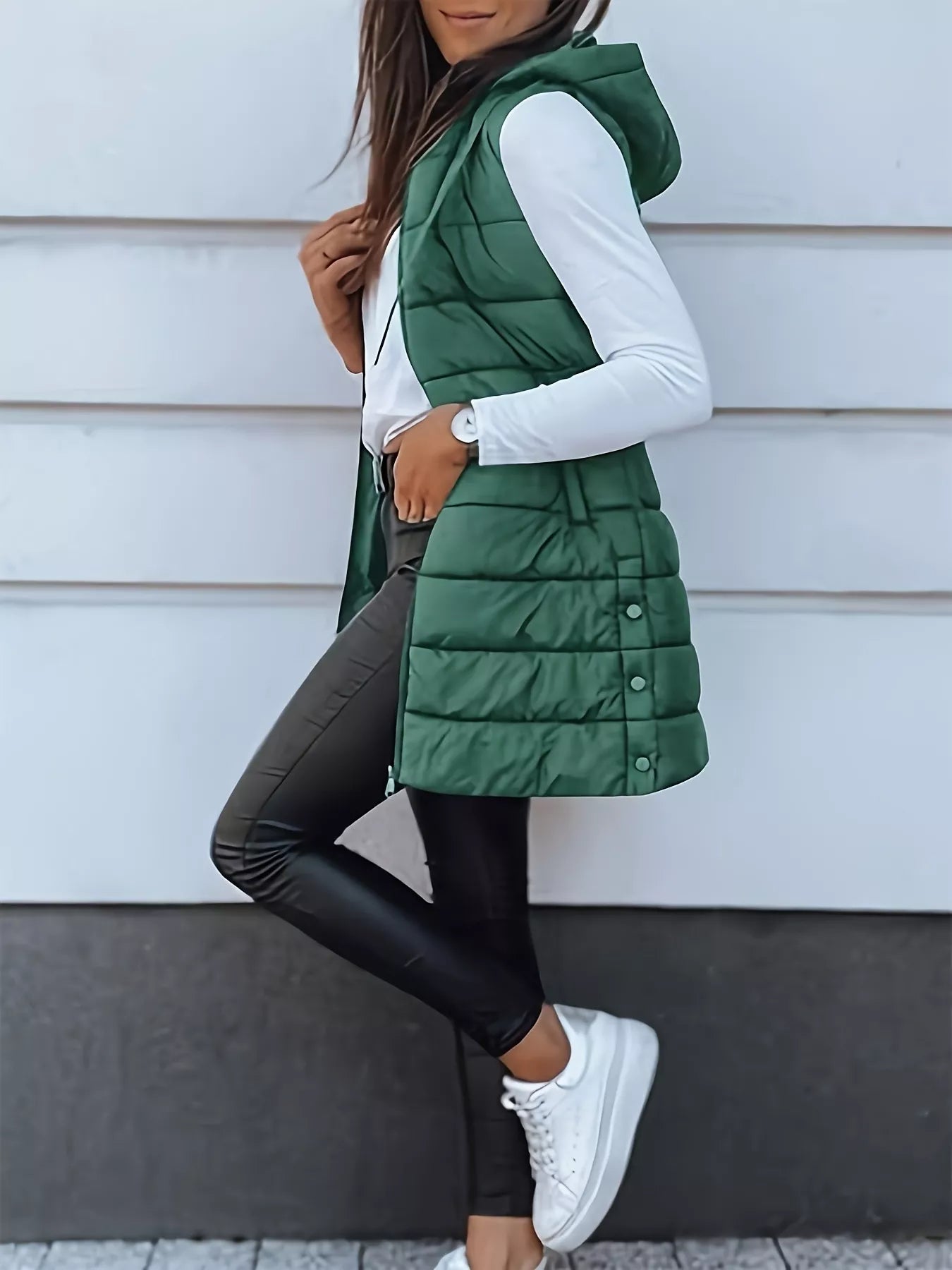 Zip Up Hooded Winter Coat - Fashorio