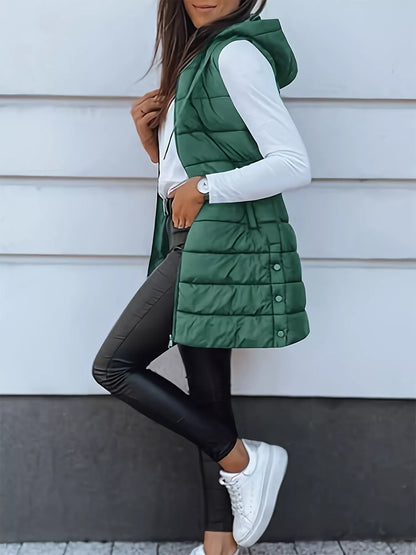 Zip Up Hooded Winter Coat - Fashorio