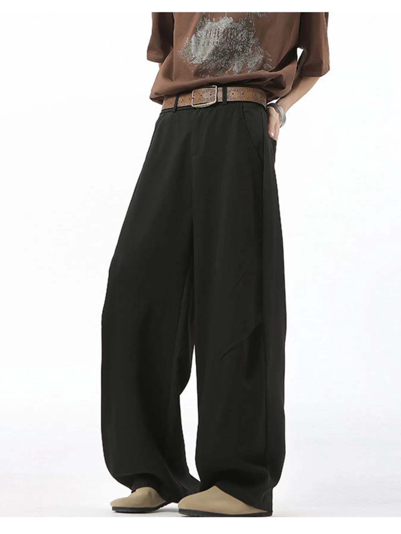 Men's Full Size Wide Leg Pants Plus Size - Fashorio