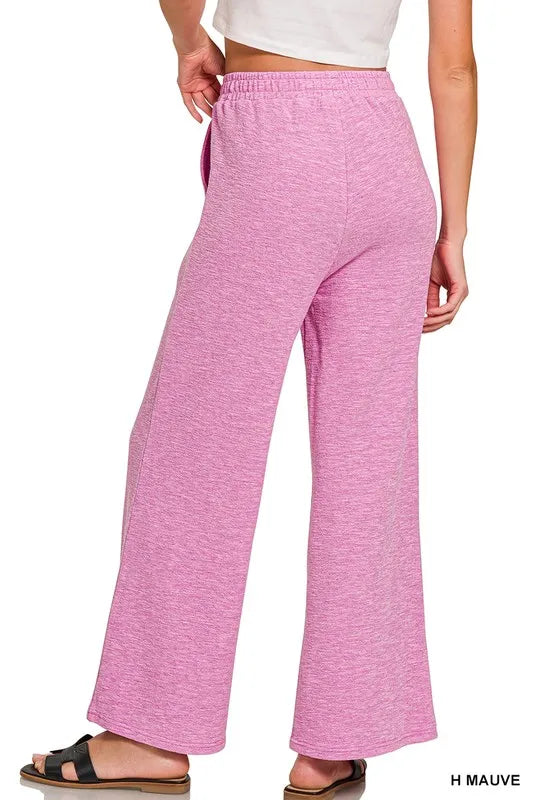 Zenana Cotton Slub Tank & Pants Set - Fashorio