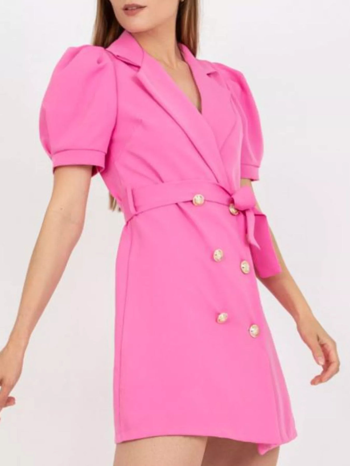 blazer tie waist mini dress waist detail