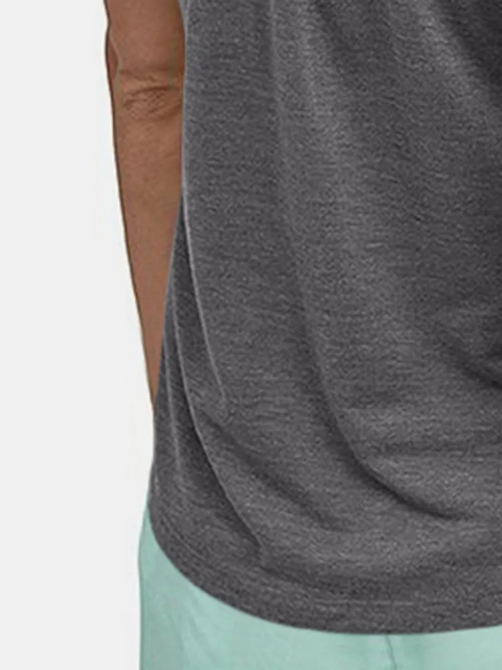 Scoop Neck Active Tank on model