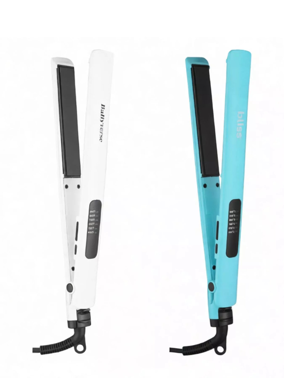 Straightener in pastel blue color