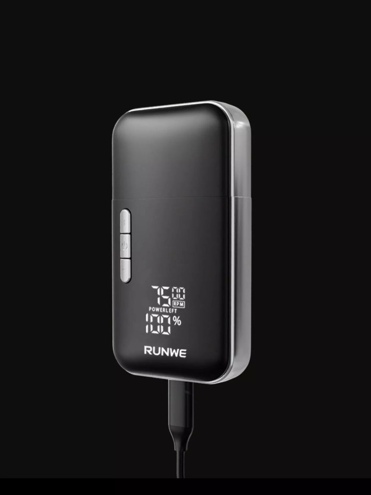 Waterproof shaver held in hand