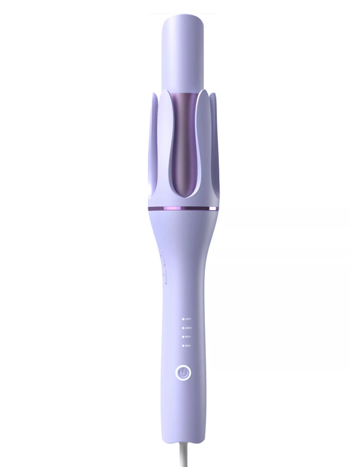 Curls styled with the automatic iron