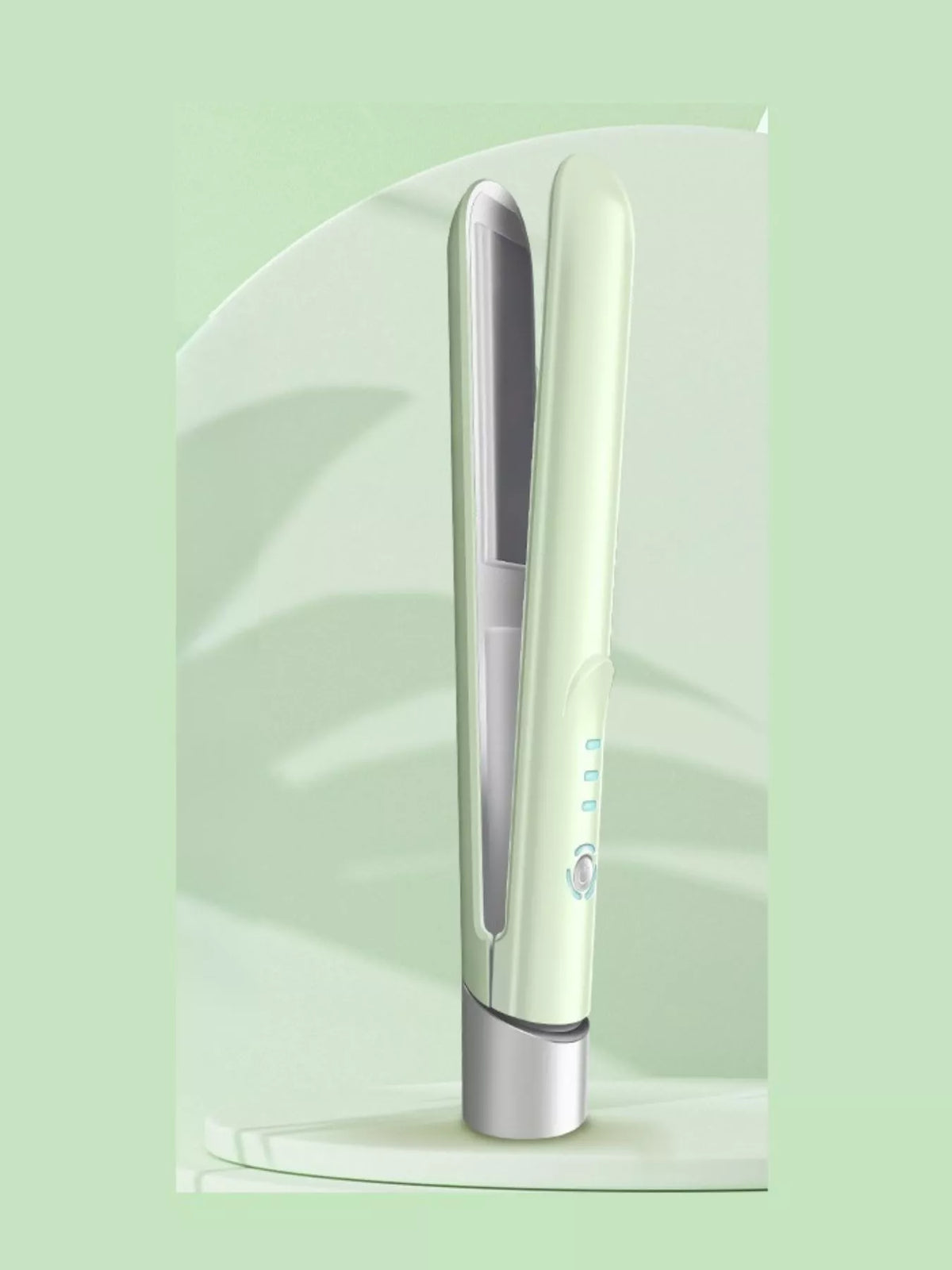 Cordless straightener styling hair