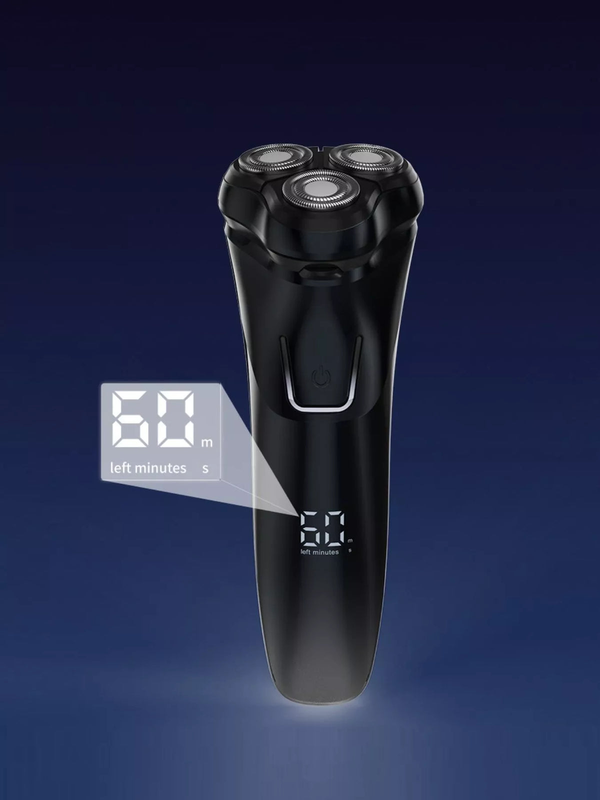 Rotary shaver side profile