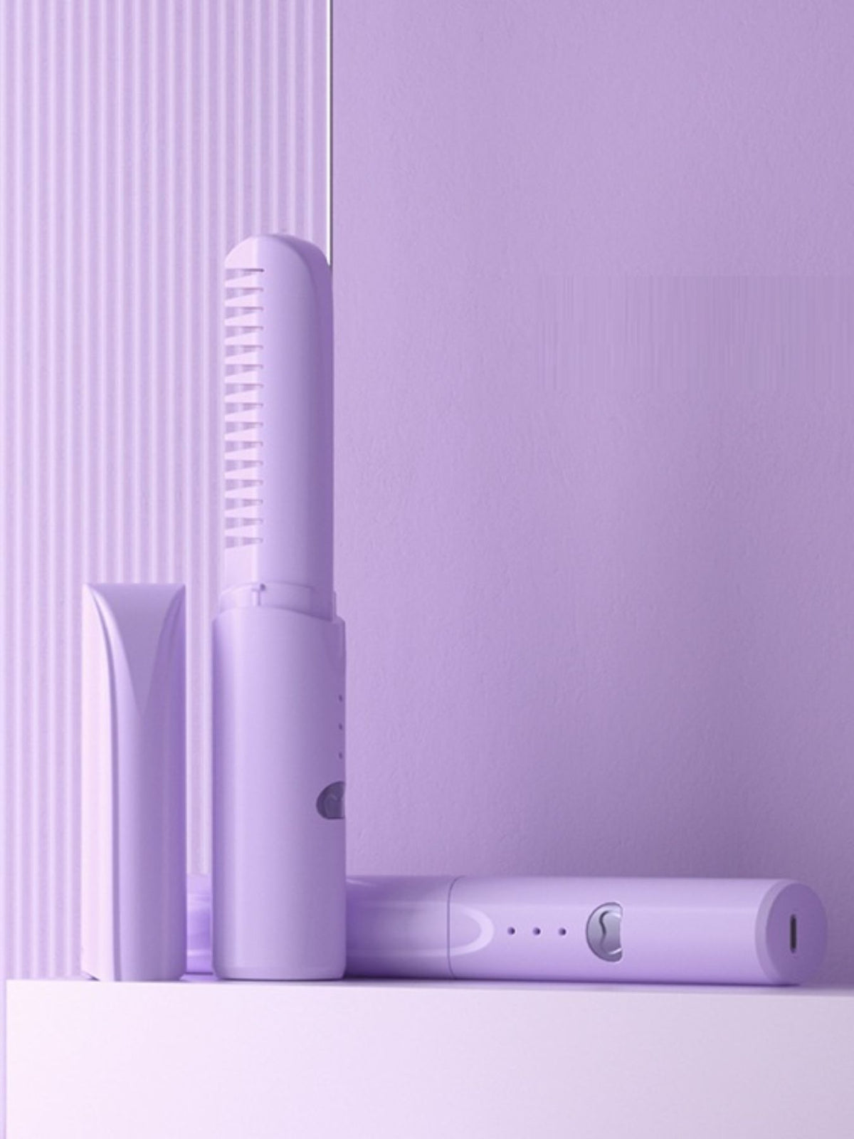 Rechargeable straightening comb charging