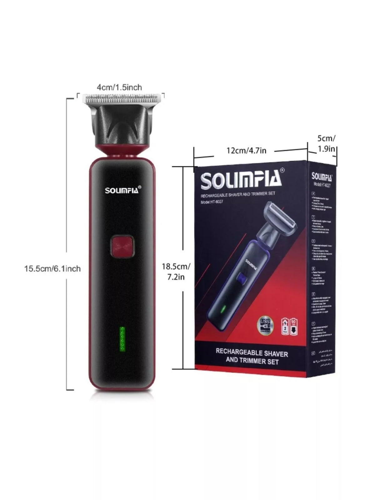 Hair clipper complete kit view