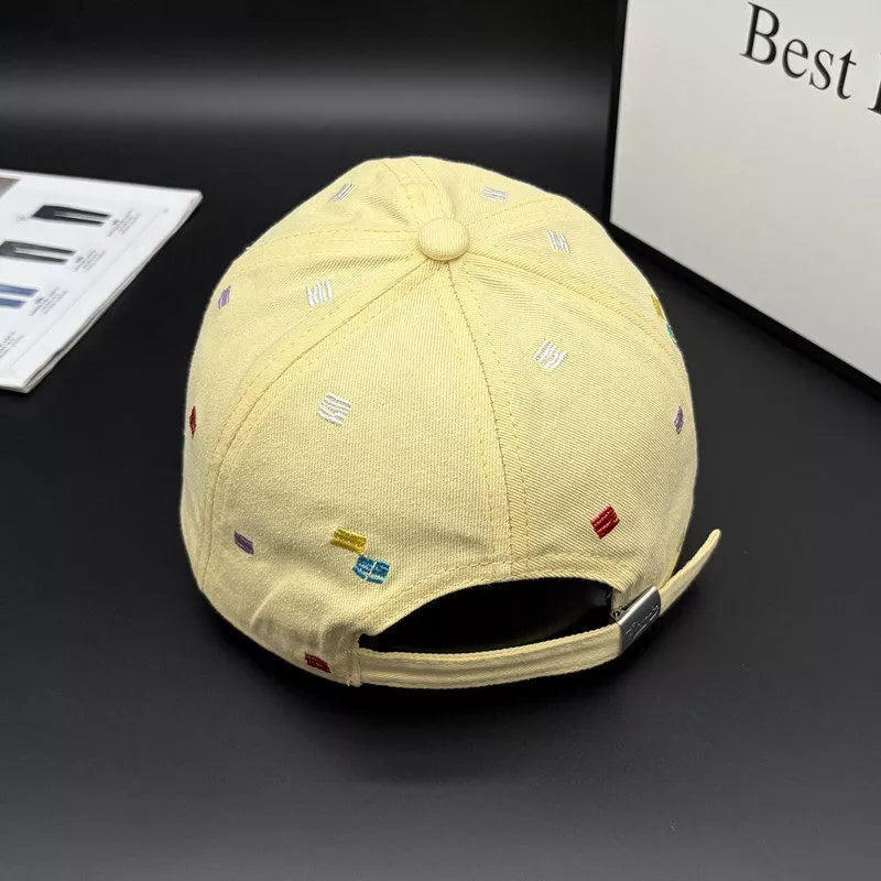 Embroidered baseball cap shown in a second colourway