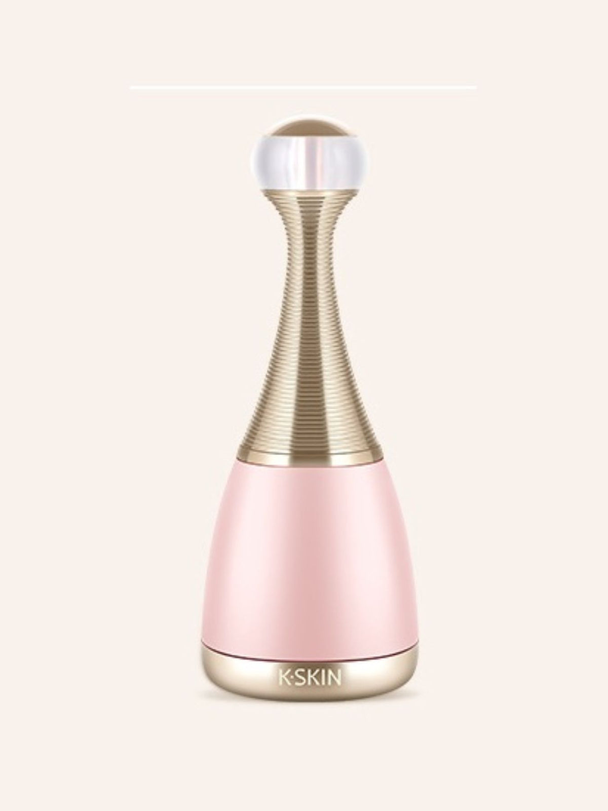 Woman using facial steamer