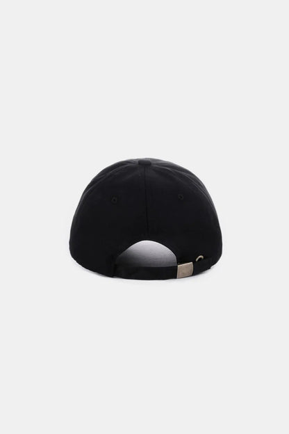 Zenana Ribbon Bow Chenille Patch Baseball Cap - Fashorio