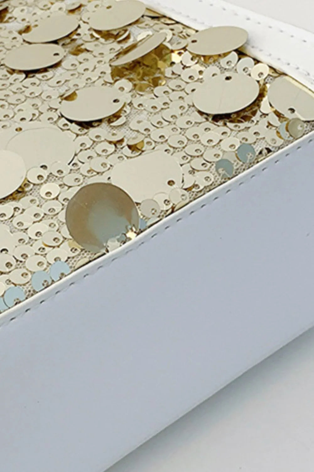 Faux Leather Sequin Handbag view 10