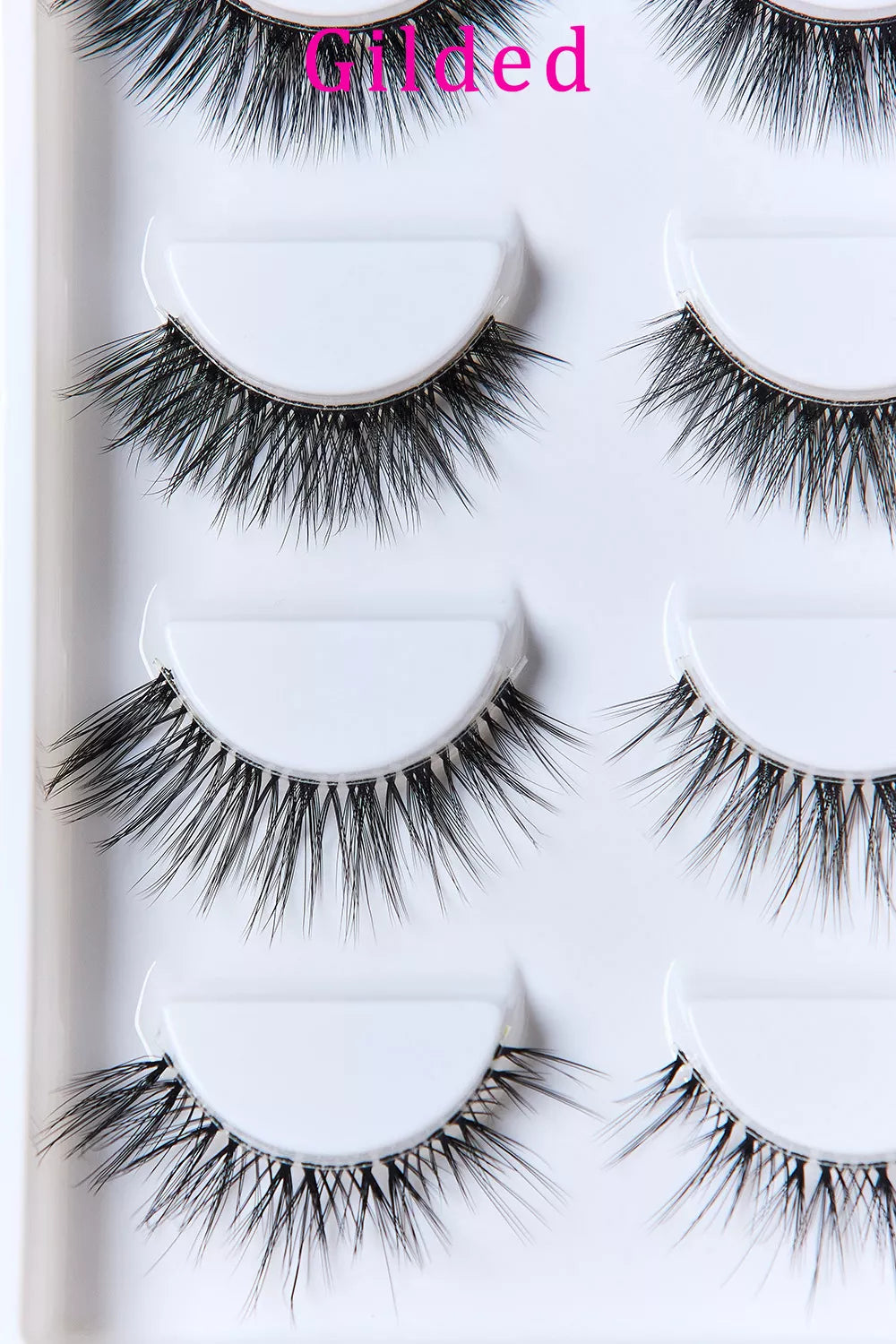 Faux mink eyelashes packaging contents