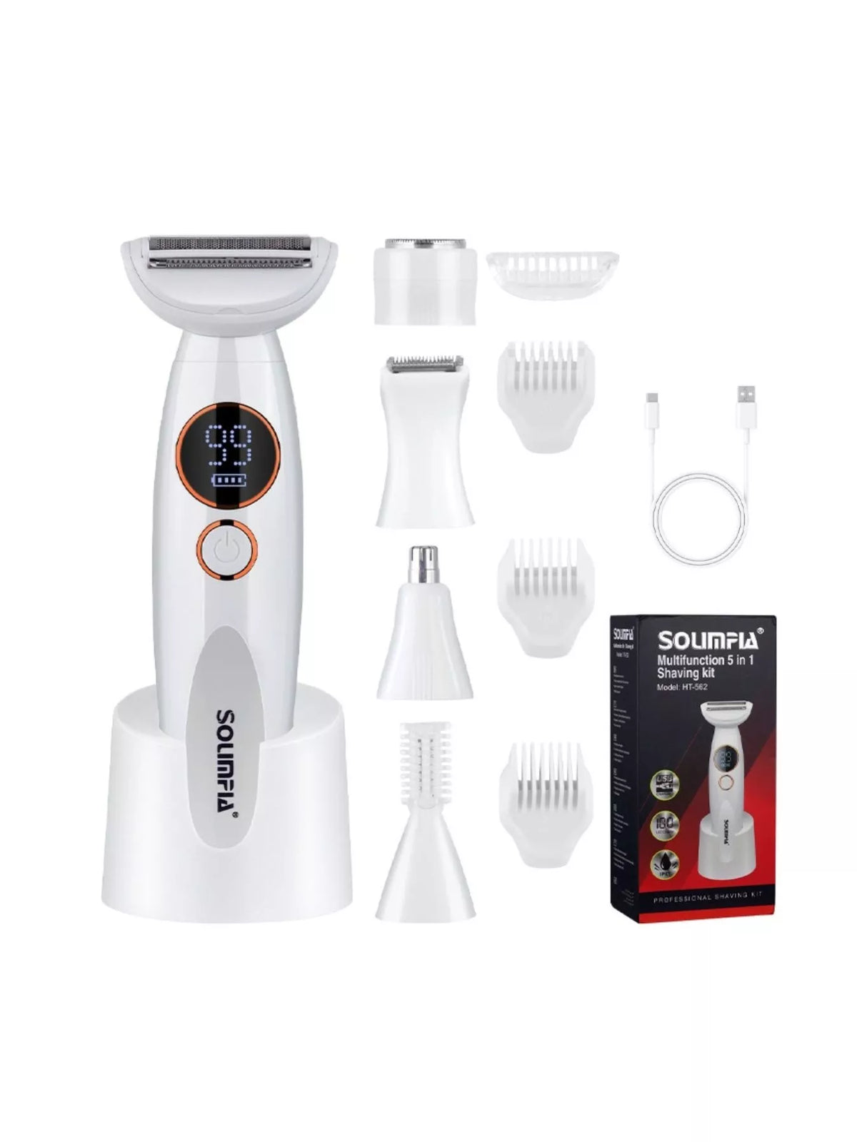 Epilator used on arm