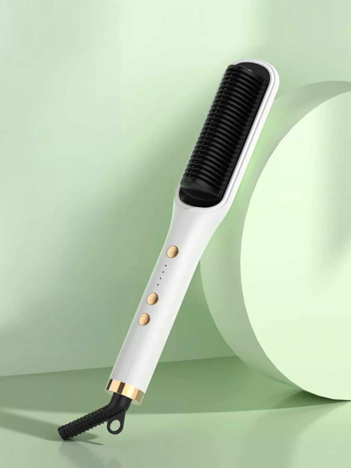 Straightening comb control button detail