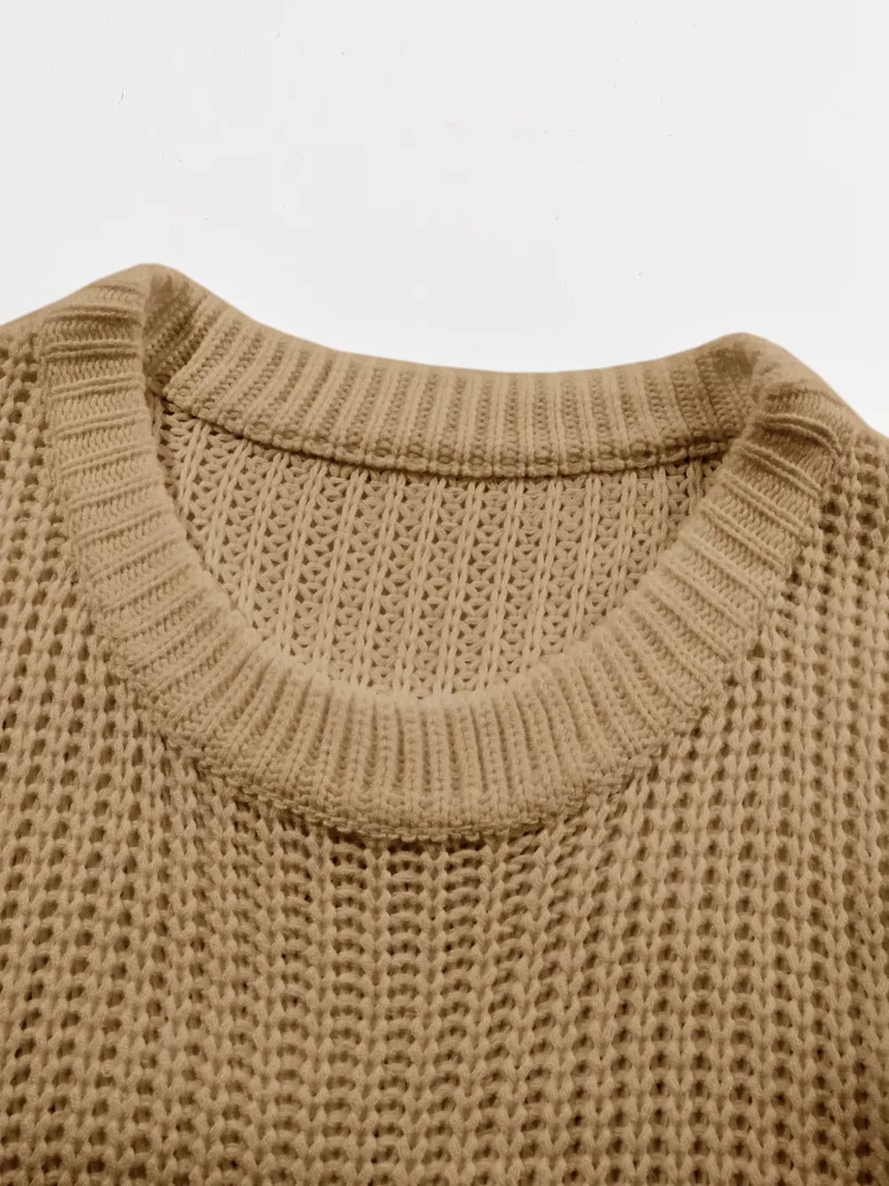 Slouchy Chunky Ribbed Sweater view 14
