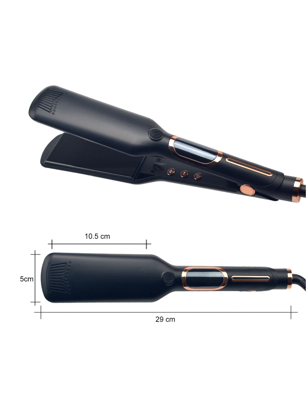 Straightener with power cord