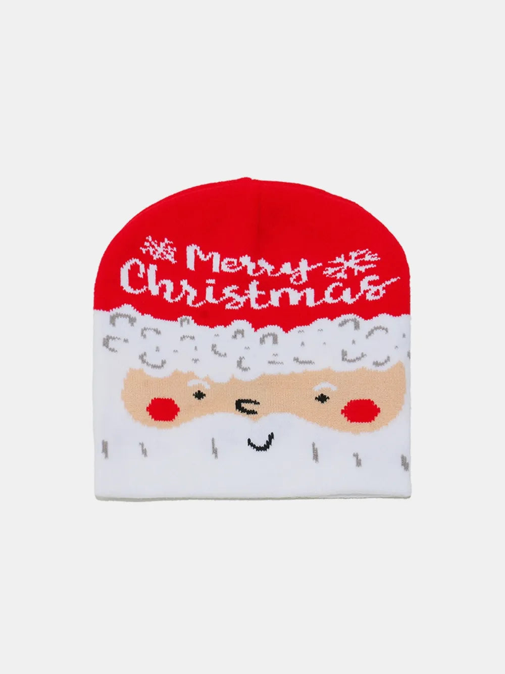 Christmas Pattern Knit Hat Style A One Size - Fashorio