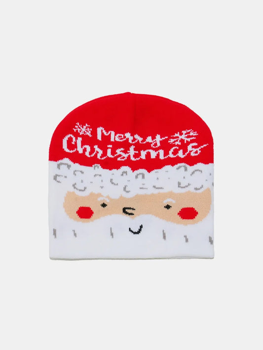 Christmas Pattern Knit Hat Style A One Size - Fashorio
