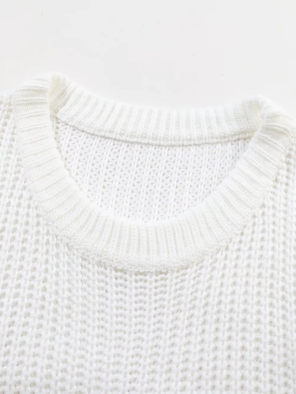 Slouchy Chunky Ribbed Sweater view 7