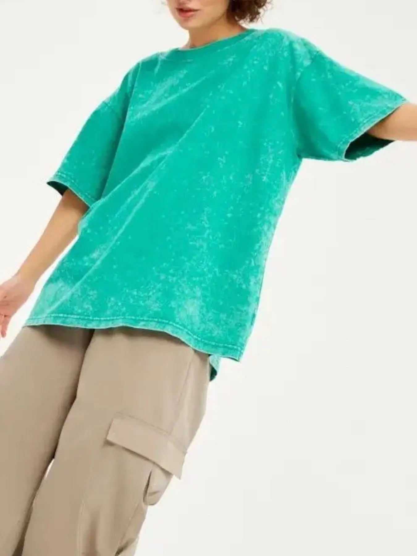 Round Neck Short Sleeve T-Shirt - Fashorio