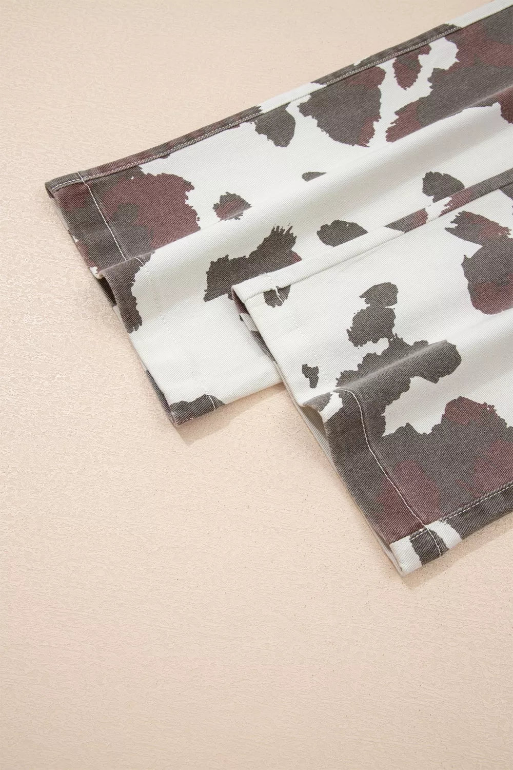 Cow Spot Print Multi Pocket Jeans, view 10