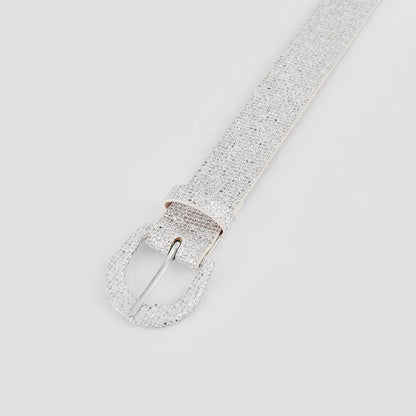 Sequin PU Leather Belt - Fashorio
