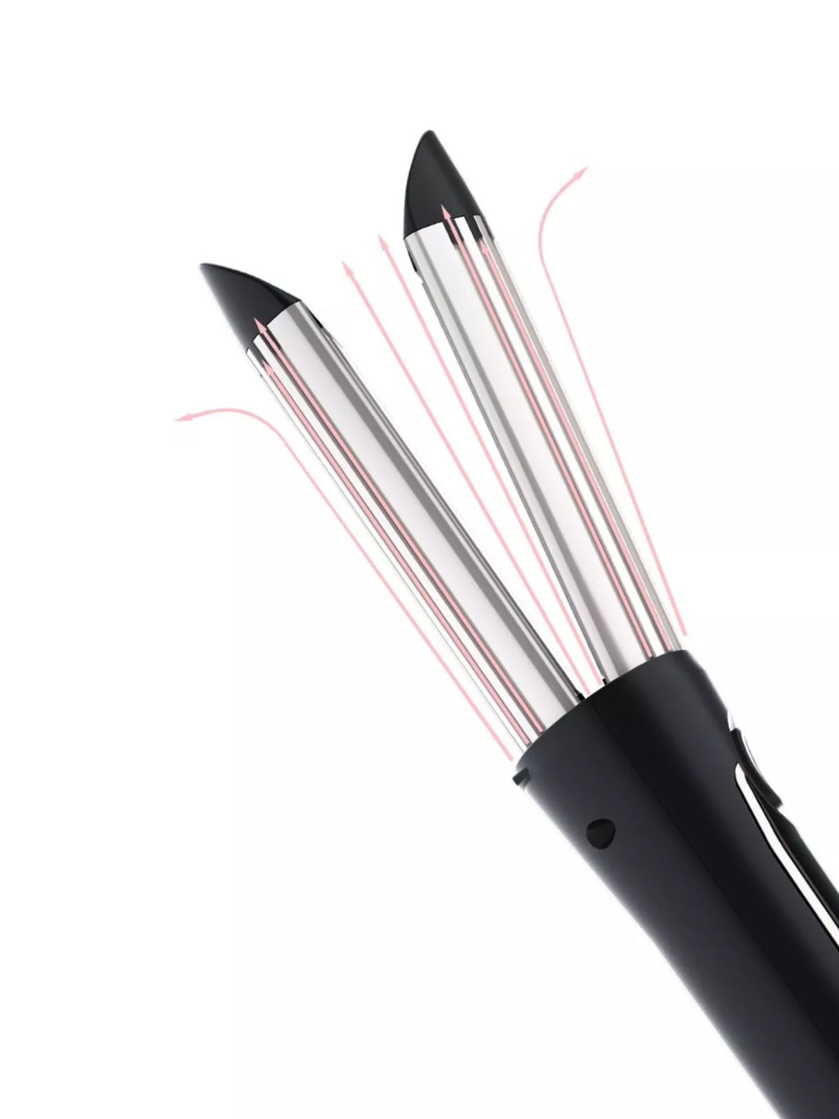 2 in 1 curler and straightener detail