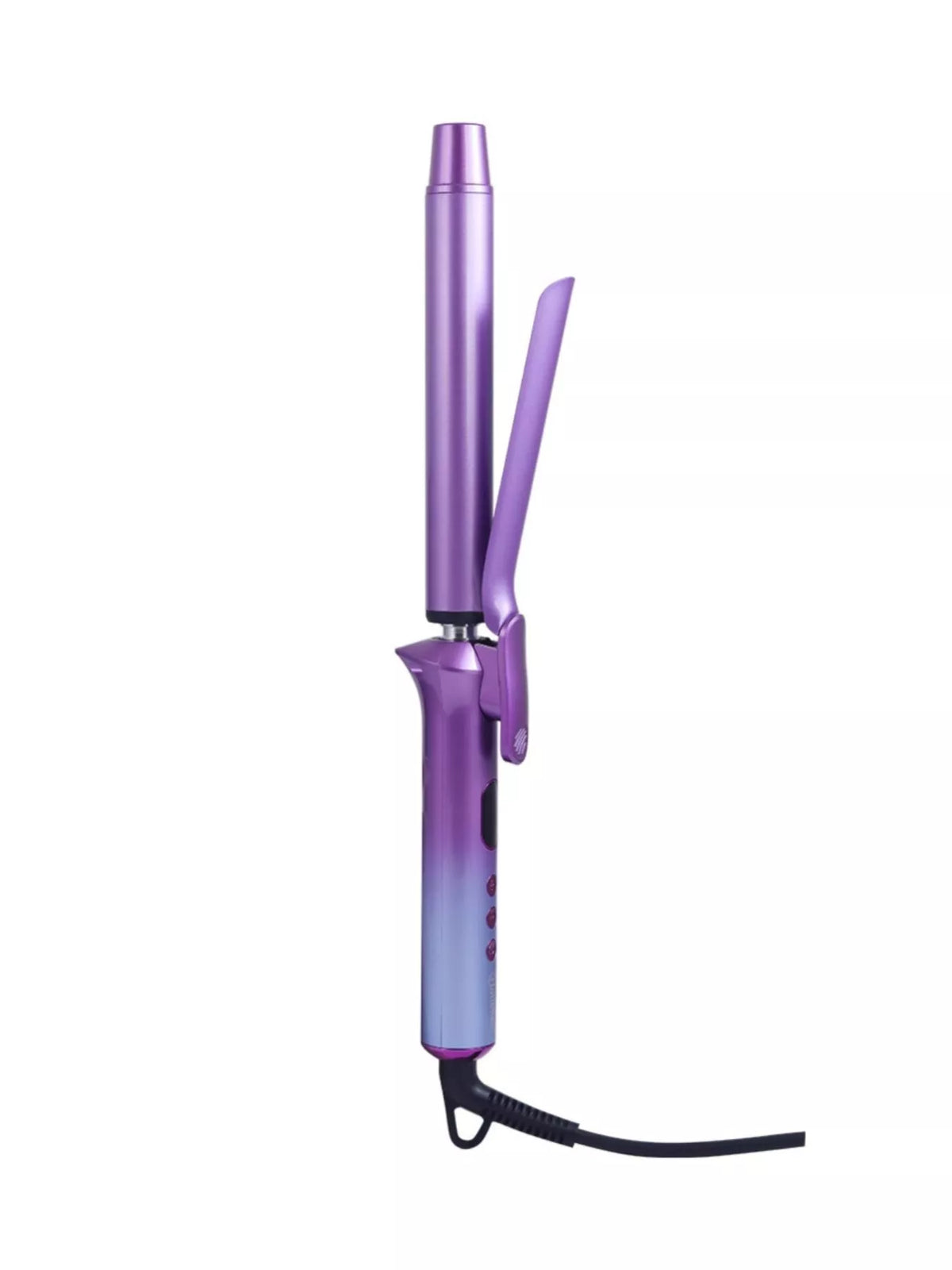 Curling iron held in hand