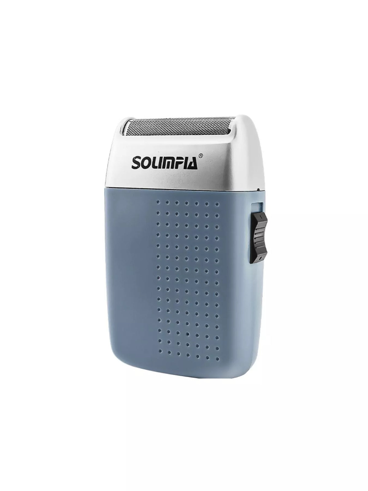 Compact shaver top view of heads