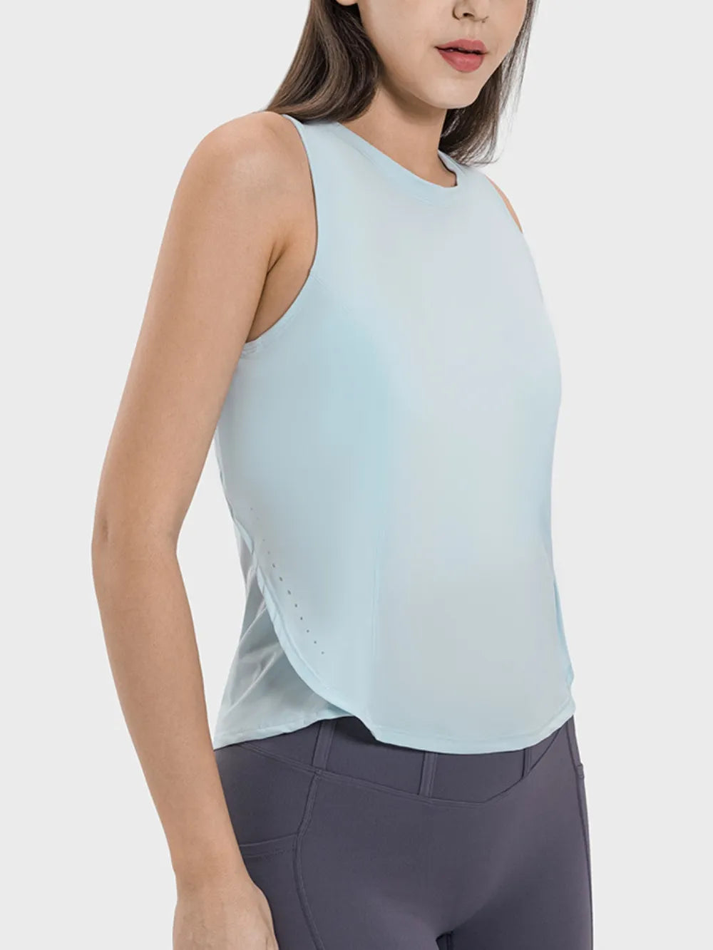 Round Neck Active Tank view 11