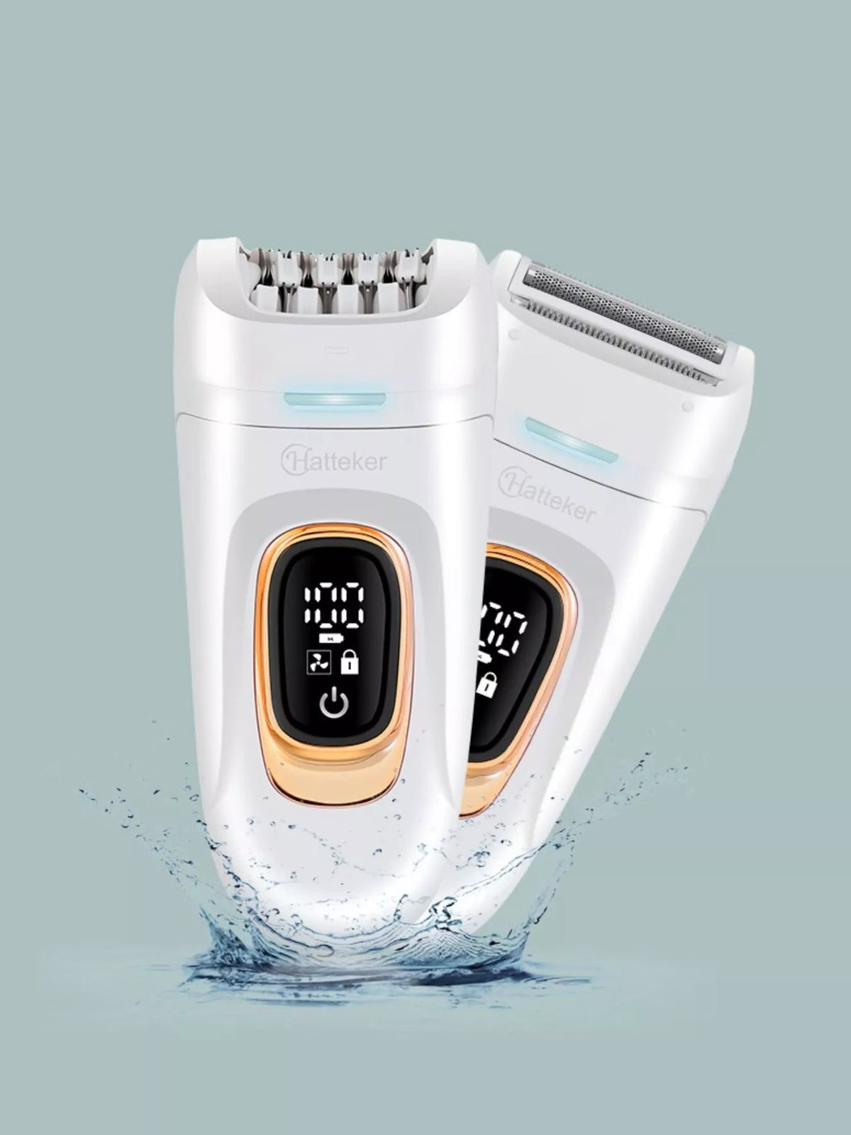 Epilator head close up