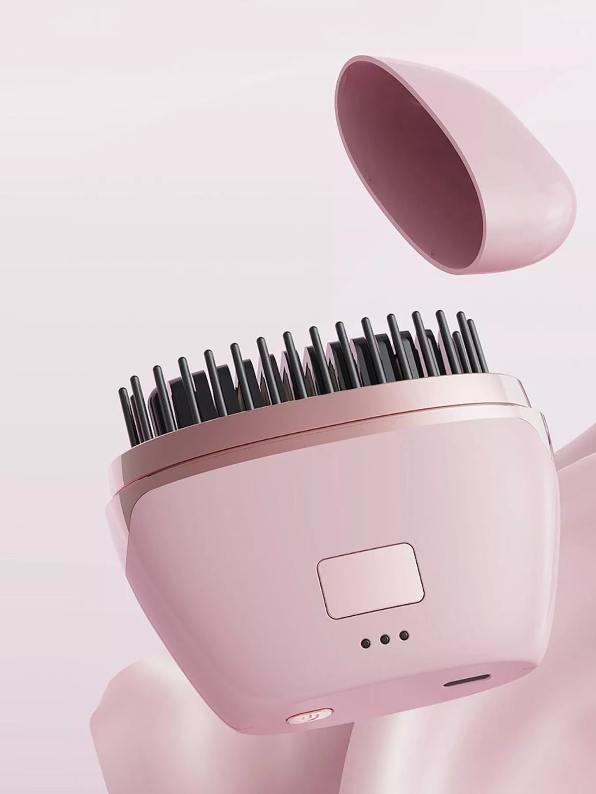 Straightening comb control panel