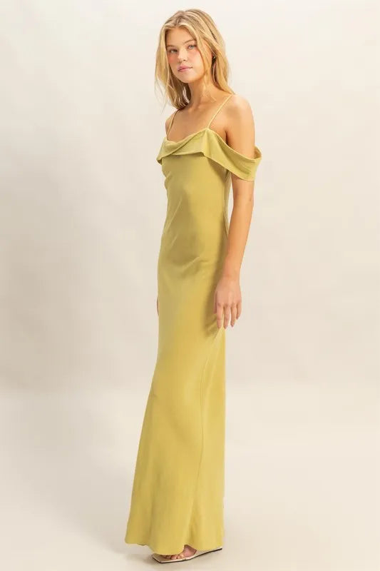 HYFVE flattering fit cami maxi dress side view