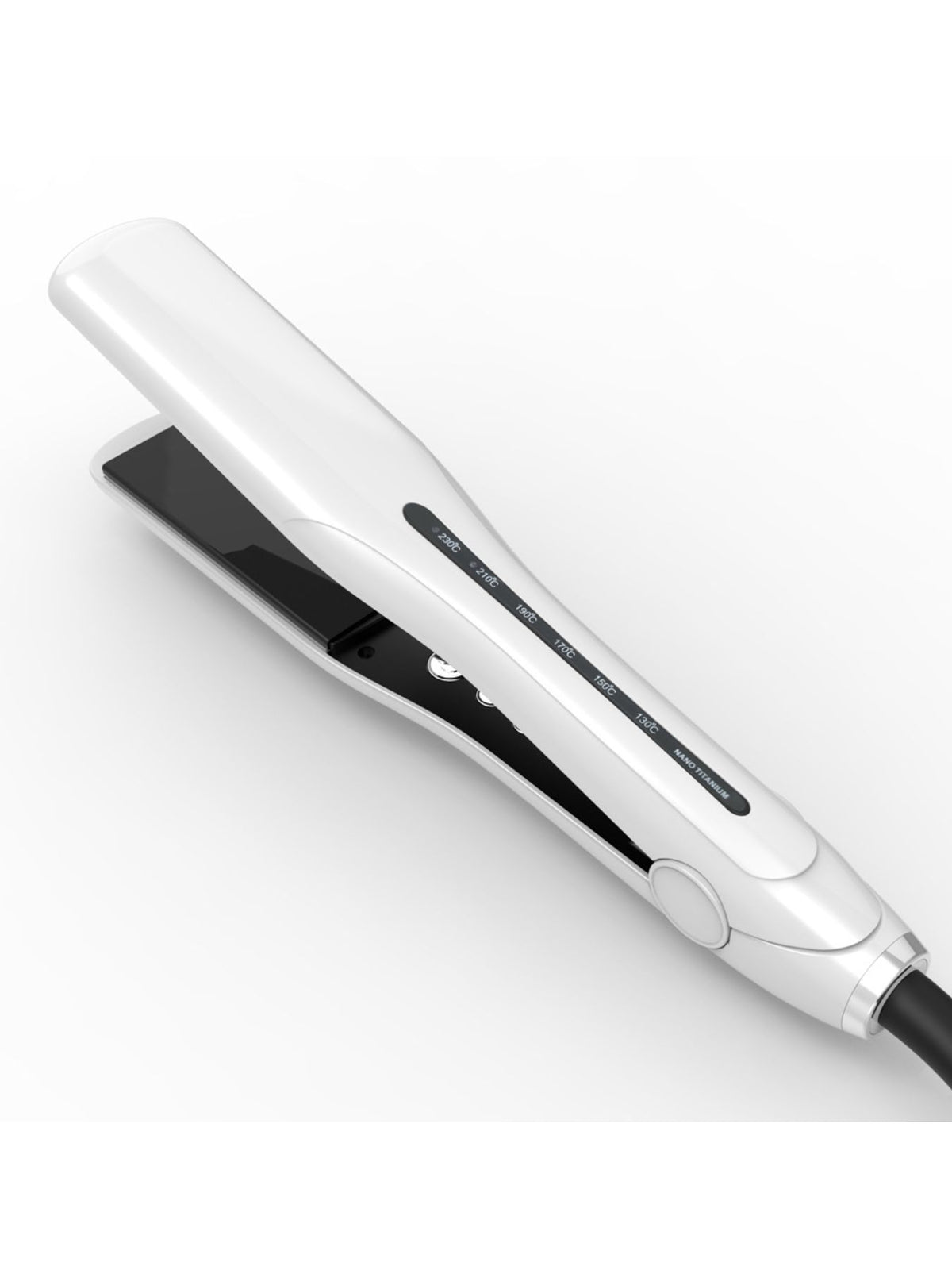 Straightener smoothing hair demonstration