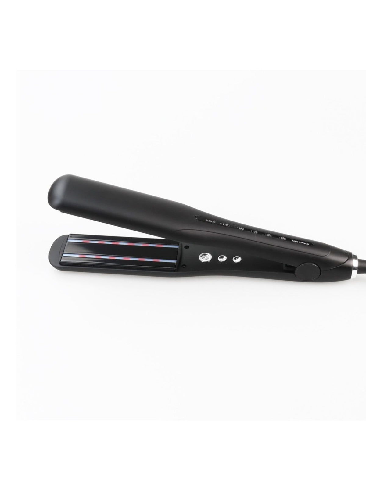 Black hair straightener flat iron