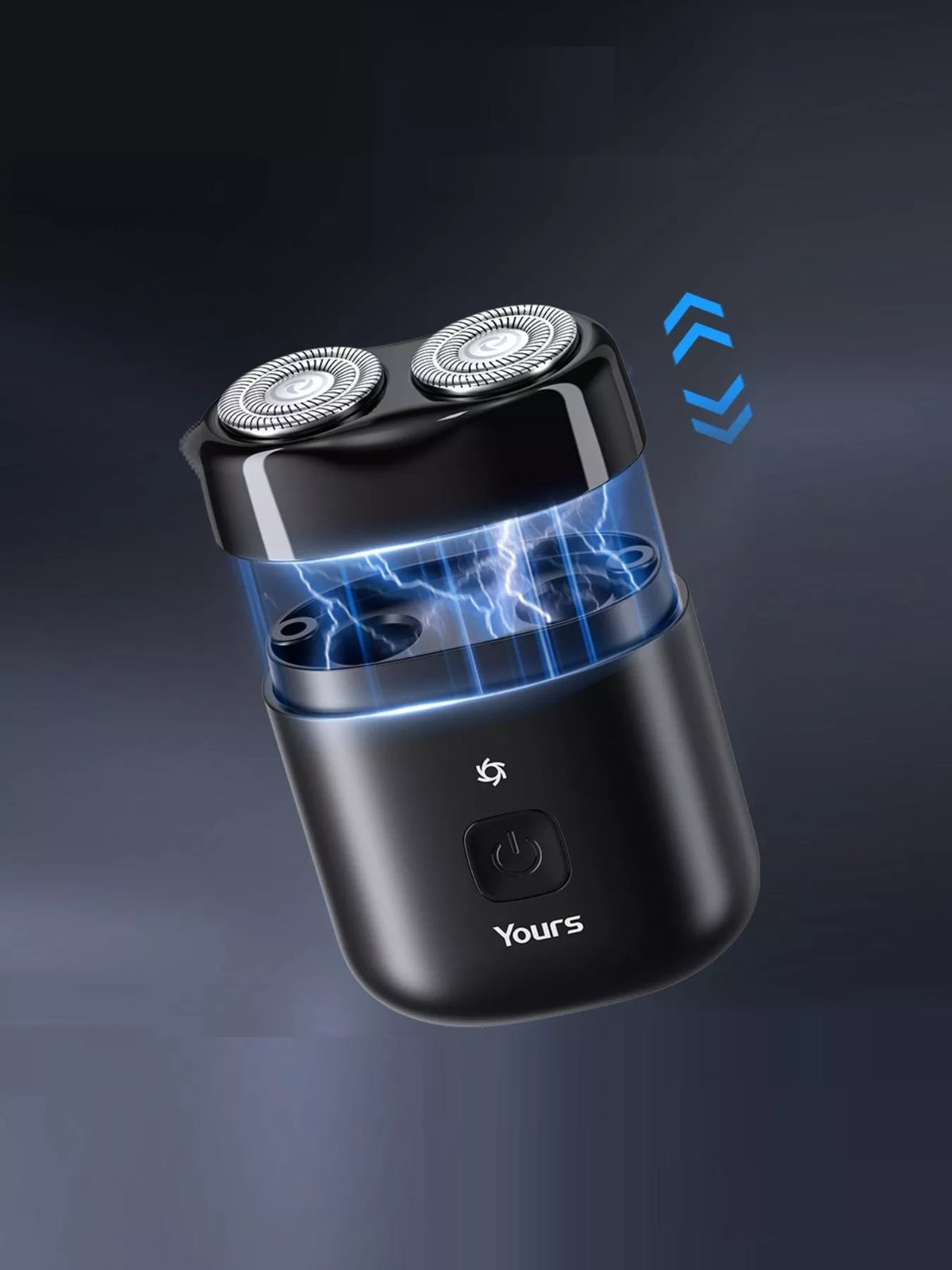 Electric shaver handle grip detail