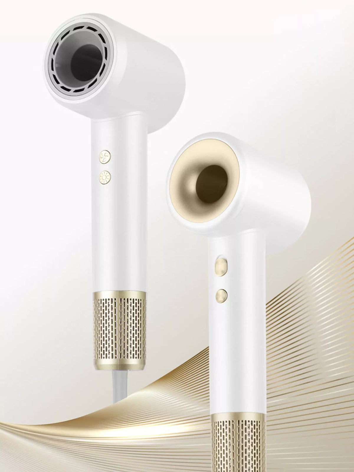 Lightweight high speed hair dryer full view