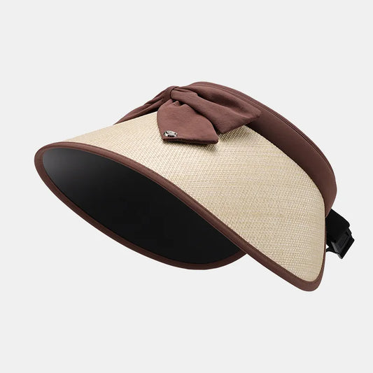 Polyester Adjustable Sun Hat Brown One Size - Fashorio