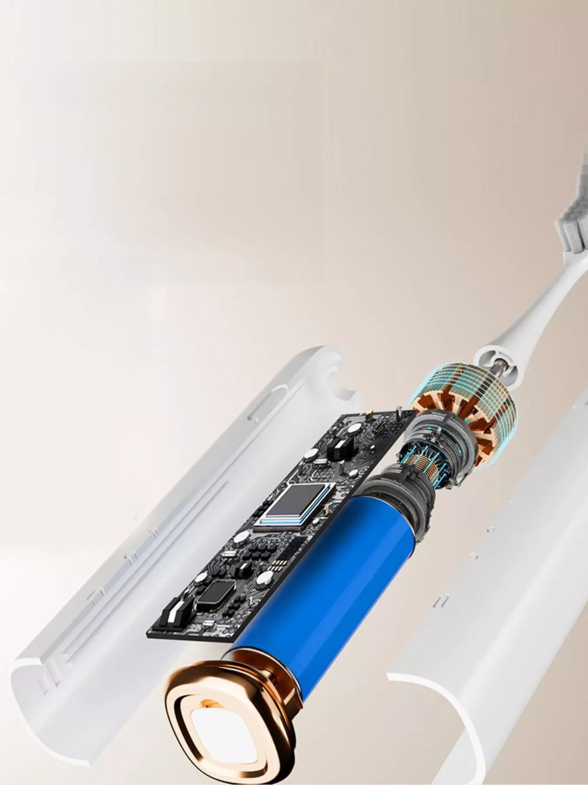 Travel electric toothbrush oral care